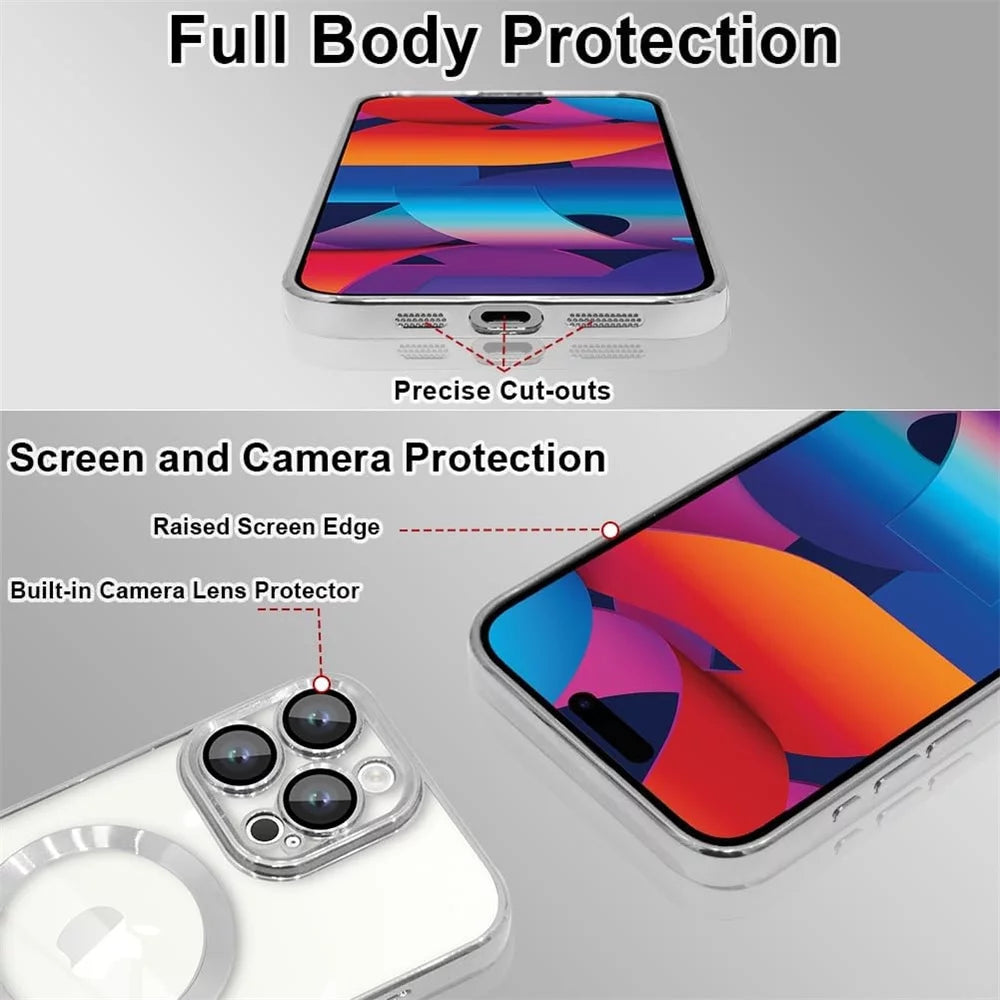 Iphone Case Cover, Shockproof Case Lightweight Rugged Cover for Apple Iphone 15 14 13 12 11 Pro Max Clear Case