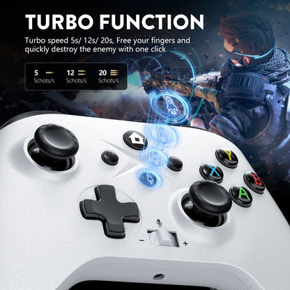 Wireless Xbox 1 Controller for Xbox One,Xbox Series X&S,Xbox One X&S,Window PC Consoles, Gamepads with 3.5Mm Headphone Jack Turbo/Macro/Dual Vibration & Audio Jack