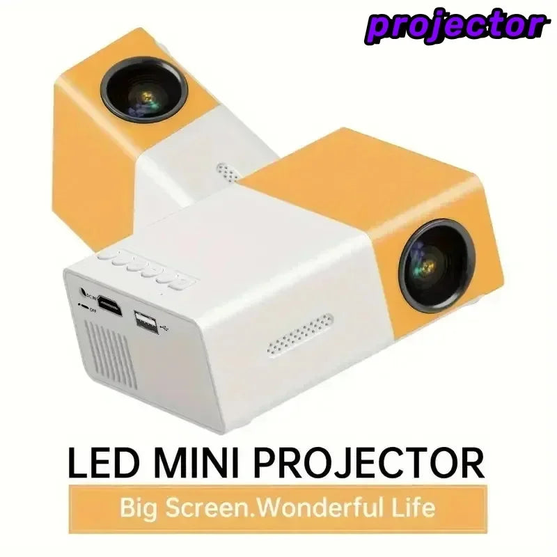 YG300 HD 320X240P Mini LED Projector Support HDMI USB TF Home Audio Multimedia Player Portable Smart Projector for Travel