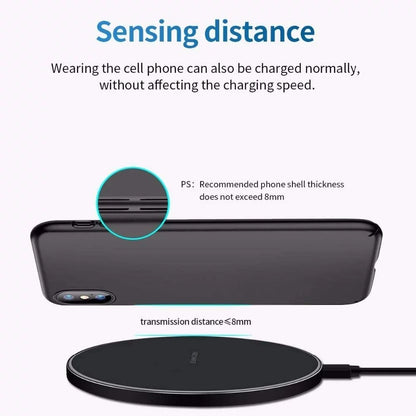 Wireless Charger 15W Fast Charge Aluminum Wireless Charging Pad for Iphone 15Pro Max 15 14 13 12 11/XS/XR/8, Samsung Galaxy S23 S22/S21, Note 20/10