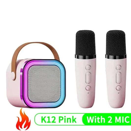 K12 Professional Singing Bluetooth Speaker Columnspeaker High-End Ktv Karaoke Microphone Bluetooth Audio Wireless Mic